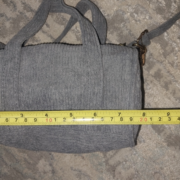 Gray Corduroy Crossbody - Picture 9 of 9